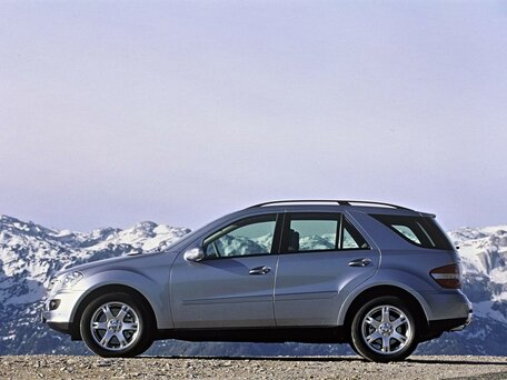2006 Mercedes-Benz M-Класс 350 II (W164), чёрный, 1450000 рублей - вид 1