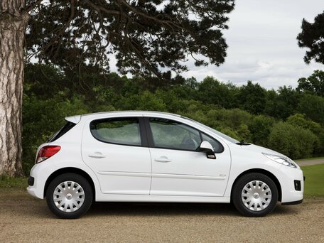 2010 Peugeot 207 I Рестайлинг, чёрный - вид 1