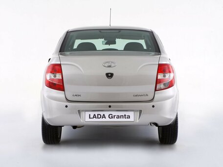 2013 Lada (ВАЗ) Granta I, чёрный - вид 3