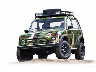 2015 Lada (ВАЗ) 2121 (4x4) Рысь I Рестайлинг, зелёный, 730000 рублей, вид 1
