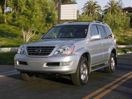 2003 Lexus GX 470 I, синий, 1850000 рублей - вид 1