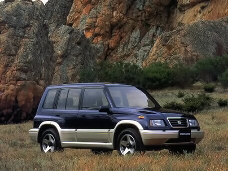1996 Suzuki Escudo I, серебристый, 650000 рублей - вид 2