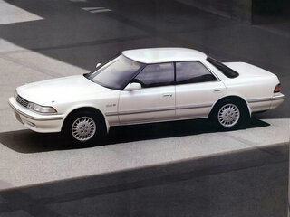 1989 Toyota Mark II VI (X80), белый, 350000 рублей, вид 4