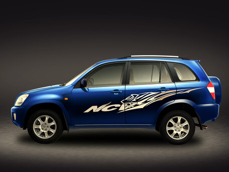 2007 Chery Tiggo (T11) I, серый - вид 1
