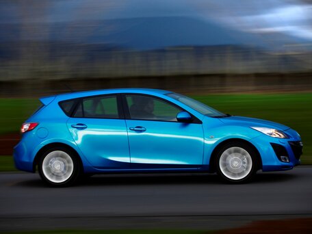 2010 Mazda 3 II (BL), серебристый - вид 1