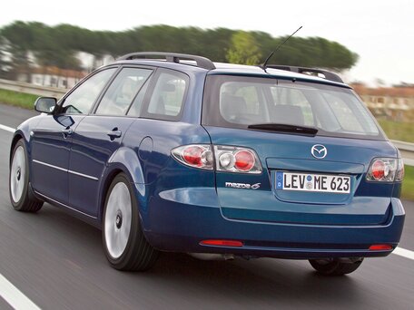 2006 Mazda 6 I (GG) Рестайлинг, чёрный, 620000 рублей - вид 3