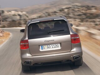 2009 Porsche Cayenne Diesel I Рестайлинг (957), синий, 1401000 рублей, вид 4