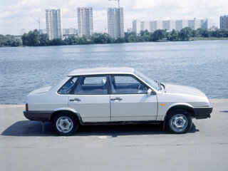 1999 Lada (ВАЗ) 21099, синий, 33000 рублей, вид 2