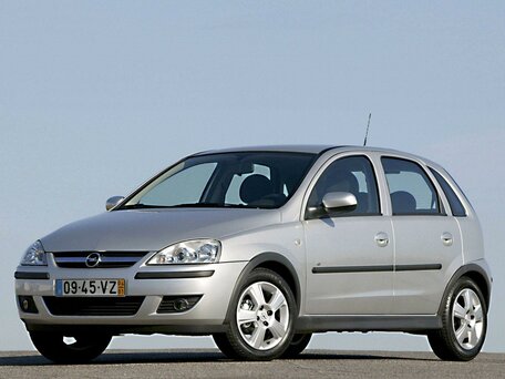 2004 Opel Corsa C Рестайлинг, серый, 350000 рублей