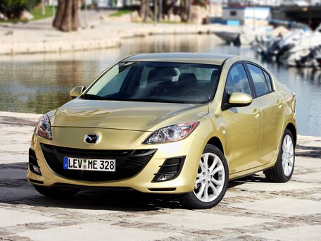2008 Mazda 3 II (BL), чёрный - вид 2