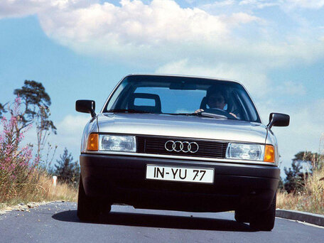 1989 Audi 80 IV (B3), синий, 150000 рублей - вид 2