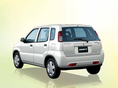 2000 Suzuki Swift I (Japan), чёрный - вид 2