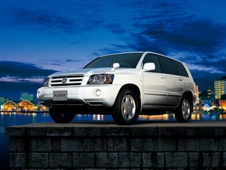 2003 Toyota Kluger I (XU20) Рестайлинг, чёрный, 1377000 рублей, вид 1