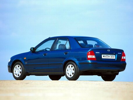 1998 Mazda 323 VI (BJ), серый - вид 2