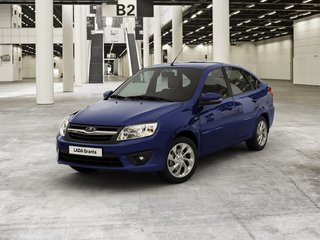 2015 Lada (ВАЗ) Granta I, белый, 520000 рублей, вид 1