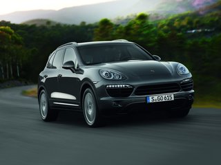 2012 Porsche Cayenne II (958), чёрный, 2800000 рублей, вид 1
