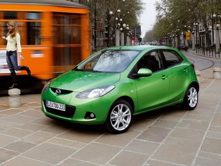 2008 Mazda 2 II (DE), серебристый, 785000 рублей, вид 1
