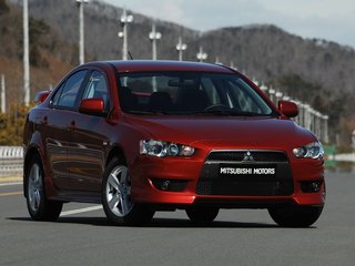 2007 Mitsubishi Lancer X, красный, 750000 рублей, вид 1