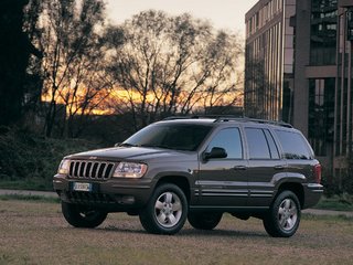 2004 Jeep Grand Cherokee II (WJ), серый, 1100000 рублей, вид 1