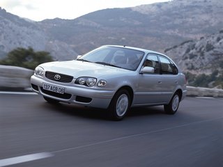 2001 Toyota Corolla VIII (E110) Рестайлинг, синий, 250000 рублей, вид 1