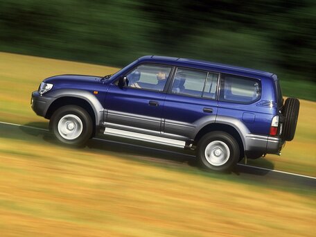 1998 Toyota Land Cruiser Prado 90 Series, серый, 1550000 рублей - вид 1