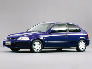 1997 Honda Civic VI, чёрный, 550000 рублей, вид 1