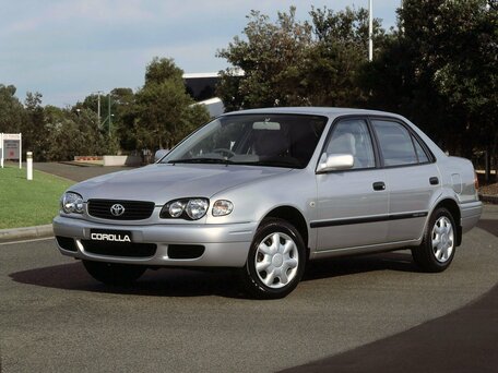 2000 Toyota Corolla VIII (E110) Рестайлинг, серый, 485000 рублей