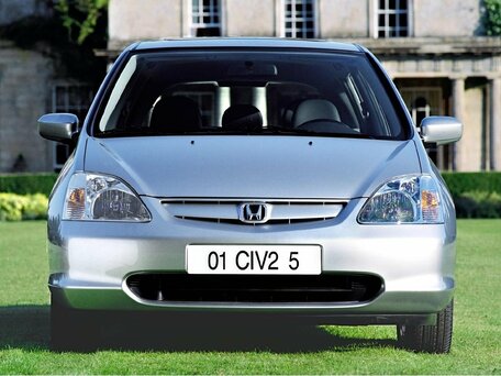 2002 Honda Civic VII, голубой, 450000 рублей - вид 2