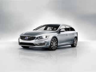 2015 Volvo V60 I Рестайлинг, серый, 1253382 рублей, вид 1