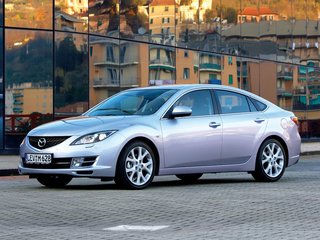 2008 Mazda 6 II (GH), фиолетовый, 1000050 рублей, вид 1