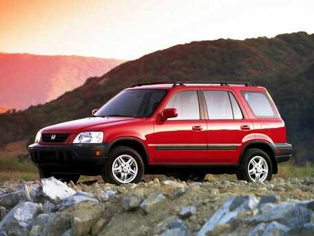 1998 Honda CR-V I, белый, 550000 рублей