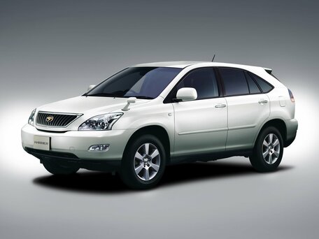 2003 Toyota Harrier II (XU30), синий, 1500000 рублей