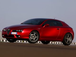 2007 Alfa Romeo Brera I, чёрный, 1280000 рублей, вид 1