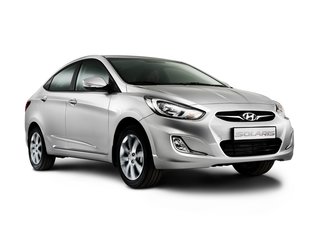 2012 Hyundai Solaris I, белый, 850000 рублей, вид 1