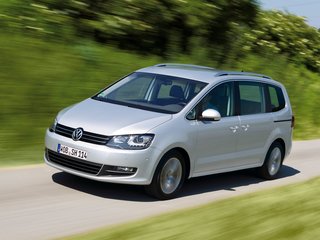2012 Volkswagen Sharan II, чёрный, 990000 рублей, вид 1
