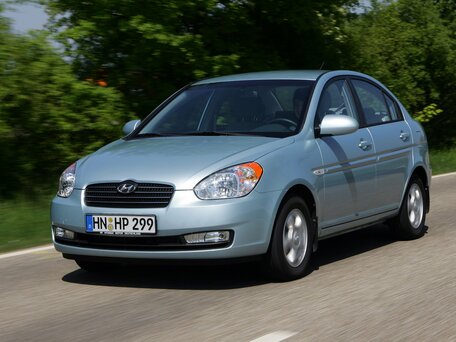 2008 Hyundai Accent III, белый