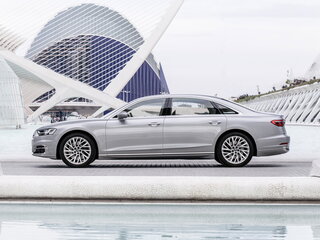 2021 Audi A8 Long 60 TFSI IV (D5), чёрный, 15500000 рублей, вид 2