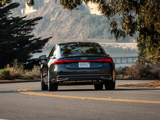 2025 Audi A7 45 TFSI II (4K), чёрный, 7840000 рублей, вид 4