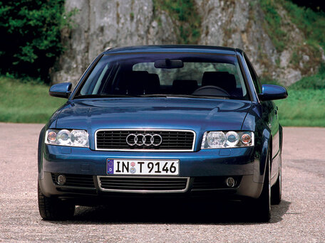 2002 Audi A4 II (B6), синий, 700000 рублей - вид 2