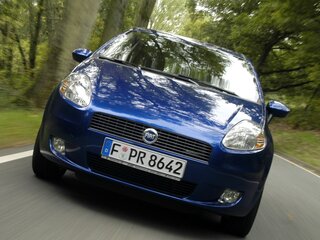 2007 Fiat Punto III Grande Punto, серый, 320000 рублей, вид 3