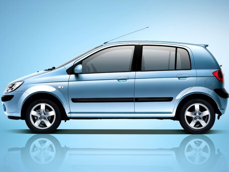 2008 Hyundai Getz I Рестайлинг, зелёный - вид 1