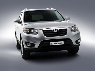 2012 Hyundai Santa Fe II Рестайлинг, серый, 1240000 рублей, вид 3