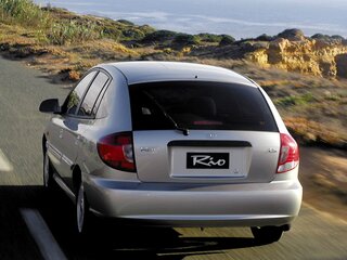 2005 Kia Rio I Рестайлинг, серый, 124000 рублей, вид 4