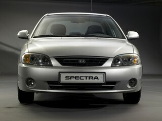 2008 Kia Spectra I Рестайлинг 2, серебристый, 140000 рублей, вид 3