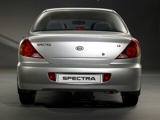 2008 Kia Spectra I Рестайлинг 2, серебристый, 140000 рублей, вид 4