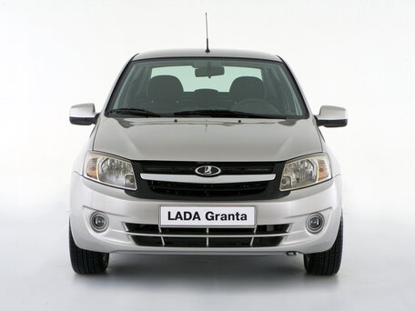 2013 Lada (ВАЗ) Granta I, чёрный - вид 2