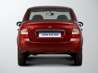 2008 Lada (ВАЗ) Kalina I, бежевый, 110000 рублей, вид 4