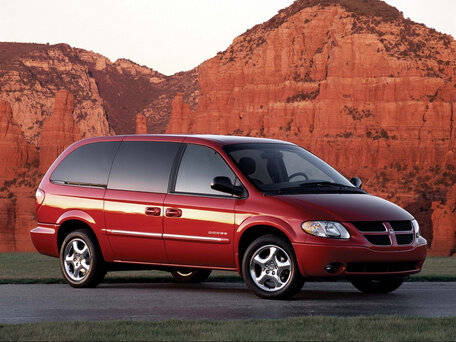 2003 Dodge Caravan 3-speed IV, голубой - вид 2