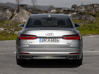 2021 Audi A6 40 TDI V (C8), синий, 3799000 рублей, вид 4