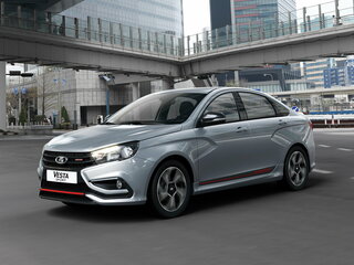 2020 Lada (ВАЗ) Vesta Sport I, белый, 1450000 рублей, вид 1